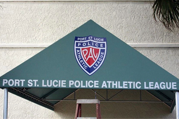 Custom Sign Awnings by Sign Art Plus of Port St Lucie