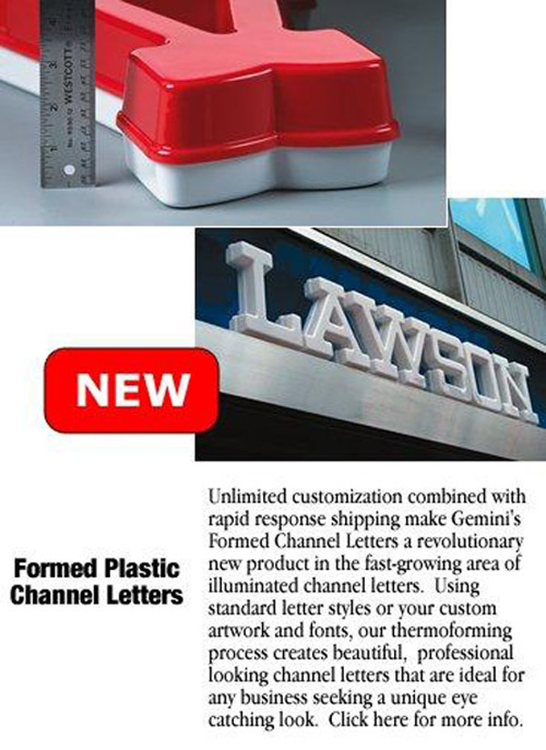 Channel Letters are available at Sign Art Plus
