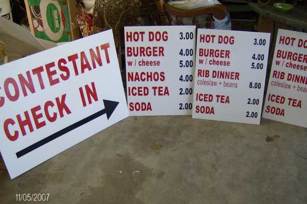 Golf Course Signs