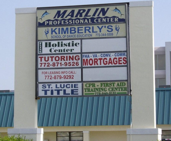 Monument Style Wall Signs