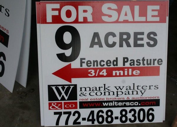 Real Estate Signs by Sign Art Plus of Fort Pierce